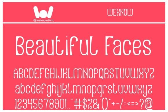 Beautiful Faces: A Modern Display Font for Elevated Branding