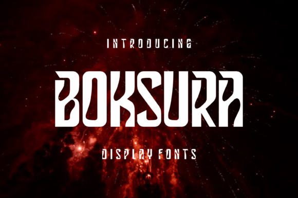 Boksura Font: A Modern Display Typeface for Campaigns