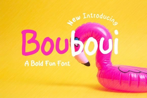 Bouboui Display Font for Bold Digital Branding