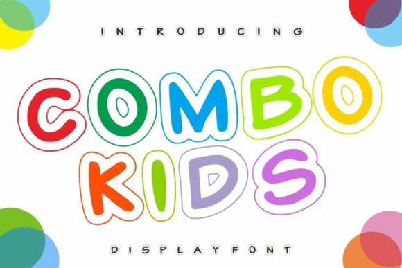 Combo Kids: A Playful Display Font for Children’s Books and Editorial Design
