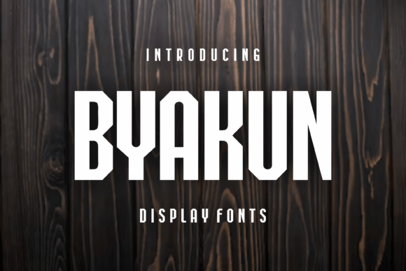 Exploring Byakun: A Modern Display Font for Branding Projects