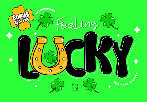 Felling Lucky Display Font for Handmade Creatives