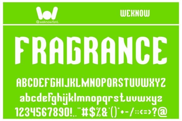 Fragrance Display Font for Bold Headlines and Brand Identity