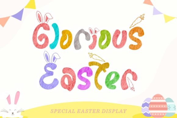 Glorious Easter Font: A Playful Digital Typography Asset