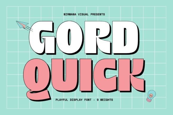 Gord Quick Display Font for Bold Branding Projects