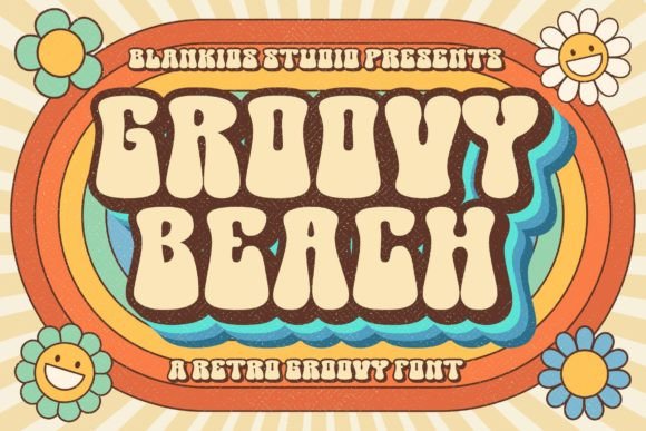 Groovy Beach Font for Bold, Playful Campaign Design