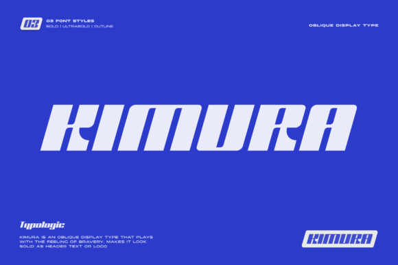 Kimura Display Font for Handcrafted Branding