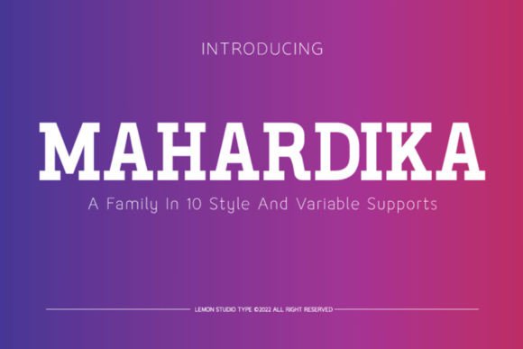 Mahardika Display Font for Edgy, Neon-Inspired Web Design