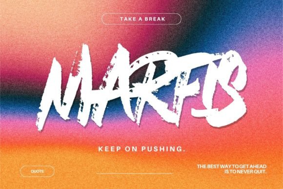 Marfis: A Hand-Painted Display Font That Elevates Your Brand