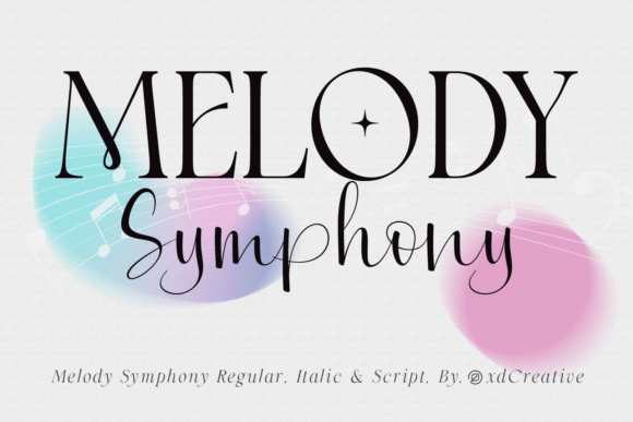 Melody Symphony: A Warm Handwritten Font for Creators