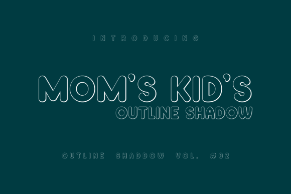 Moms Kids Display Font for Bold Handmade Branding