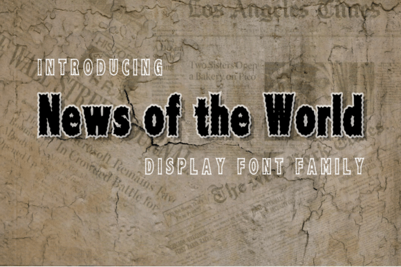 News of the World: A Vintage Display Font with Editorial Gravitas