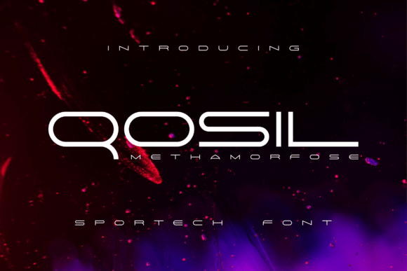 Qosil Methamorfose: A Futuristic Display Font for Bold Branding