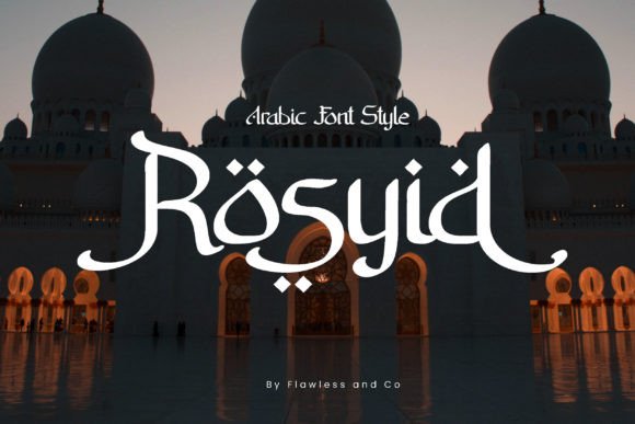 Rosyid Arabic Font for Modern Ramadan Web Design