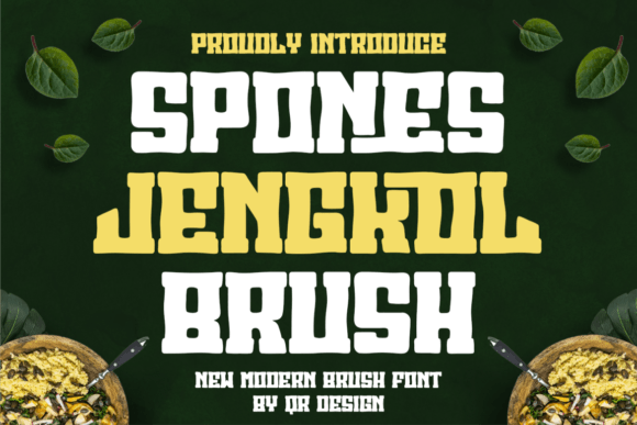Spones Jengkol Brush: A Typeface for Editorial Character