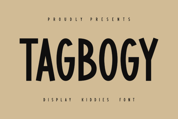 Tagbogy Display Font: A Modern Typeface for Branding