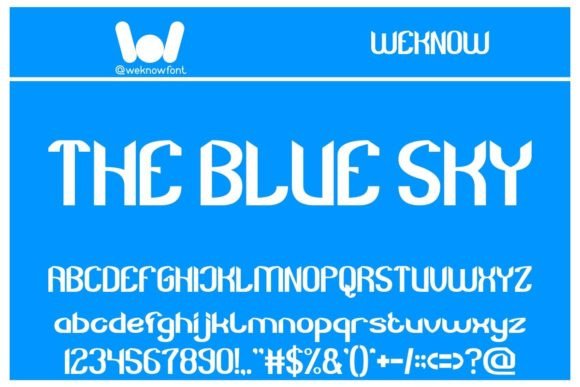 The Blue Sky Font Review for Modern Brands