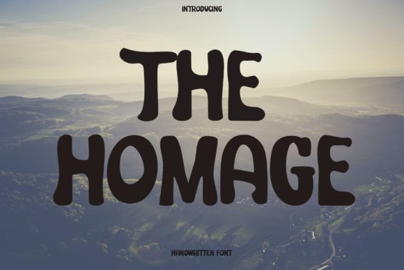 The Homage: A Fun and Casual Display Font for Scroll-Stopping Creativity