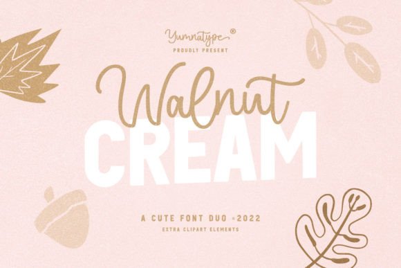 Walnut Cream Font for Elegant Branding